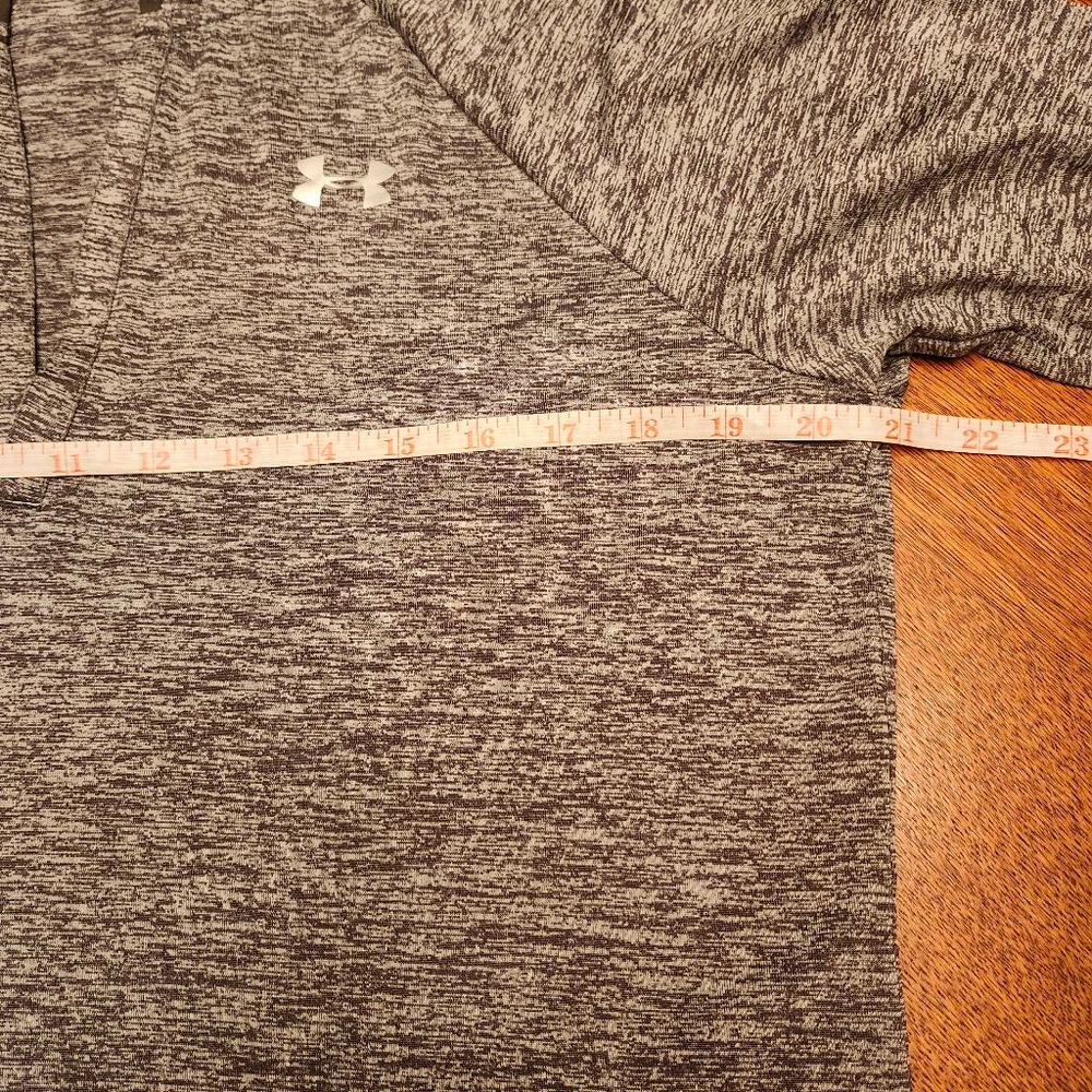 Women's Under Armour Gray Black Hoodie Sweatshirt M B1 - Picture 4 of 7